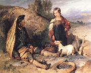 Sir Edwin Landseer The Stonebreaker and his Daughter oil painting on canvas